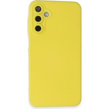 Magicool Samsung Galaxy A15 4g Kılıf Nano Içi Kadife Silikon - Sarı