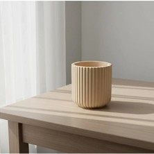 Fiyera Home Beton Turuncu Saksılık Mumluk