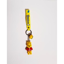 Lisinya Anahtarlık Kırmızı Elbiseli Ayıcık