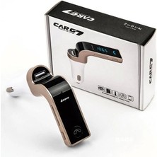Carg7 Bluetooth Araç Fm Transmitter USB Girişli ( Lisinya )