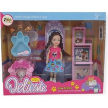 Pet Shop -  Köpek Bakım Merkezi Oyun Seti - A8-14 - Sarışın (Lisinya)