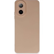 Magicool Oppo A38 Kılıf Nano Içi Kadife Silikon - Pudra