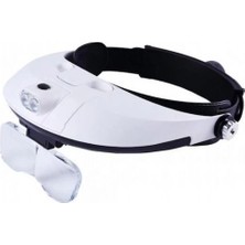 -5 Mercekli Çok Fonksiyonlu, Başlık Tip Işıklı BÜYÜTEÇMG81001-G ( Lisinya )