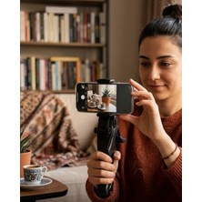 Masaüstü Telefon Tripodu Katlanabilir Telefon Tutucu Video Çekim Standı - Lisinya
