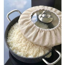 MiniStand Ham Kumaş Pilav Demleme Bonesi Lapa Önleyici Lastikli Demlematik