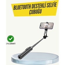 Bluetooth Selfie Çubuğu – Işıklı, Katlanabilir, Uzaktan Kumandalı - Lisinya