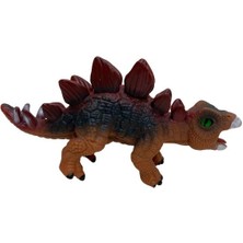 Soft Dinazor Neon Gözlü 24 cm -LD6206B-STEGOSAURUS (Lisinya)
