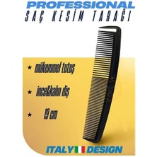 Profesyonel Saç Kesim Tarağı Geniş Diş ve Ince Diş Tarak Saç Şekillendirme Düzeltme Tarağı ( Lisinya )