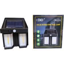 Magicool Rustik Ampul Ikili Solar Duvar Aplik Güneş Enerjili Hareket Sensörlü