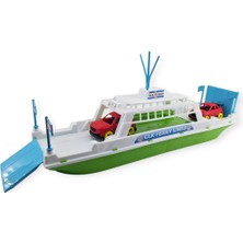 Feribot Araç Taşııyan Gemi 45 cm - Yeşil (Lisinya)