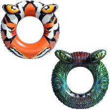 Gerçekçi Timsah & Kaplan Simit Bestway - 36122 (Lisinya)