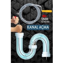 Profesyonel Kanal Açma Sprali Kanal Gider Tıkanık Açıcı 10 mt ( Lisinya )