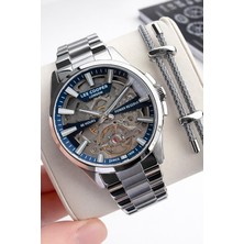 Lee Cooper 2 Yıl Garantili Otomatik Mekanizma Italyan Bileklik Hediyeli 5 Atm Erkek Kol Saati LC.390