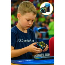 Feyza Design Fiber Karbon Skewb Hızlı Rübik Zeka Küpü - Eğitici Oyuncak