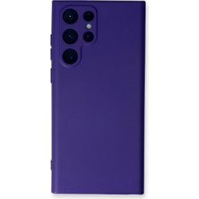 Magicool Samsung Galaxy S24 Ultra Kılıf Nano Içi Kadife Silikon - Mor