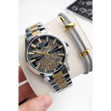 Lee Cooper 2 Yıl Garantili Otomatik Mekanizma Italyan Bileklik Hediyeli 5 Atm Erkek Kol Saati LC.250