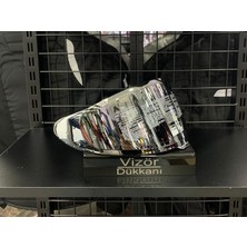 Vizör Dükkanı Nxr-2 Uyumlu Silver Vizör