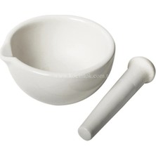 Çkr Lab Ürünleri Porselen Havan Tokmak Ile Birlikte 130 MM