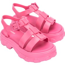 Mini Melissa Ella Infantil Preto Kız Çocuk Sandalet Pembe 36442