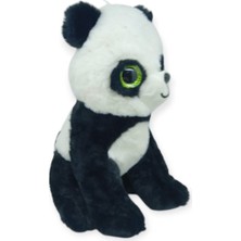 Peluş Cam Gözlü Hayvanlar 25 cm - Panda (Lisinya)