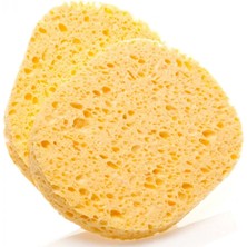 2'li Sarı Yüzlü Makyaj Temizlem Süngeri ( Lisinya )