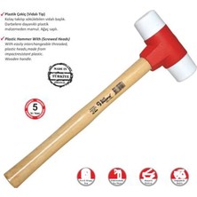 Magicool Sert Plastik Çekiç No:30 - Ahşap Saplı