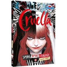 Lisinya Dısney Manga Cruella Siyah Beyaz ve Kırmızı