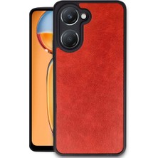Magicool Vivo Y18 Kılıf Aras Deri Kapak - Kırmızı