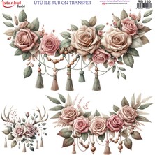 İstanbul Hobi Ütü ile Rub On Transfer Kağıdı 30X30CM RB-230