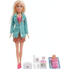 Aksesuarlı Model Bebek Doktor Seti - 115225A (Lisinya)
