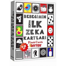 Feyza Design Eğitici Bebek Zeka Kartları - 0-12 Ay Için Resimli Aktivite Seti