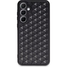 Magicool Samsung Galaxy A55 5g Kılıf Petek Silikon Kapak - Siyah
