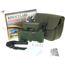8X30 Profesyonel Askeri Su Geçirmez Yüksek Kaliteli Dürbün Yeşil ( Lisinya )