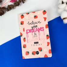 Lisinya Believe In Your Dreams Tasarımlı Terzi Dikişli Defter