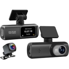 Sezy 4K Wifili Araç Kamerası Geri Görüş Kameralı Gece Görüşlü Araç İçi Kamera