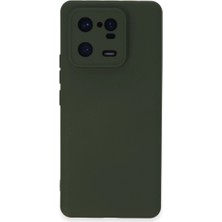 Magicool Xiaomi Mi 13 Pro Kılıf Nano Içi Kadife Silikon - Koyu Yeşil
