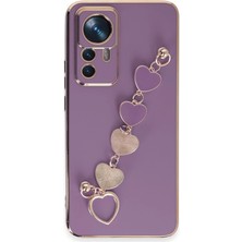 Magicool Xiaomi Mi 12T Pro Kılıf Esila Silikon - Mor