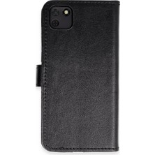 Magicool Huawei Y5P Kılıf Trend S Plus Kapaklı Kılıf - Siyah