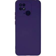 Magicool Xiaomi Redmi 10C Kılıf Nano Içi Kadife Silikon - Mor