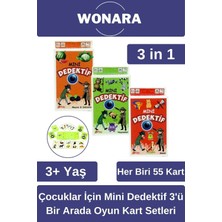 Feyza Design Eğlenceli Mini Dedektif Oyun Kart Seti - Çocuklar Için Eğitici Eğlence