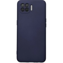 Magicool Oppo Reno 4 Lite Kılıf Nano Içi Kadife Silikon - Lacivert