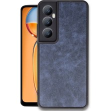 Magicool Realme C65 Kılıf Aras Deri Kapak - Lacivert
