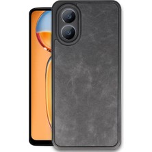 Magicool Oppo A38 Kılıf Aras Deri Kapak - Siyah