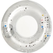 Gümüş Renkli Simli Dev Simit 109 cm - 554396-ALTIN (Lisinya)