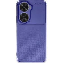 Magicool Huawei Nova 12 Se Kılıf Auto Focus Karbon Kapak - Lacivert