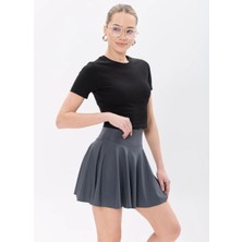 Yüksek Bel Mini Etekli Şort & Voleybol & Deniz ve Havuz Şortu & Günlük