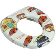 Kuzgun Ticaret Baby Kids Çocuk-Bebek Pratik Yumuşak Süngerli Desenli Klozet Adaptörü ( Lisinya )