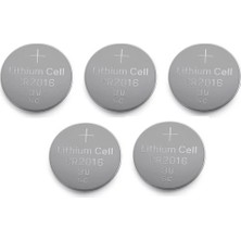 Magicool Yuma CR2016 Süper Lityum 3V 5’li Kart Düğme Pil