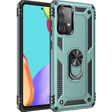 Magicool Samsung Galaxy A33 5g Kılıf Sofya Yüzüklü Silikon Kapak - Yeşil