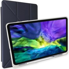 Magicool Samsung Galaxy T870 Tab S7 11 Kılıf Kalemlikli Mars Tablet Kılıfı - Lacivert